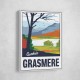 Grasmere Lake District Travel Print Grasmere Lake District Travel Print