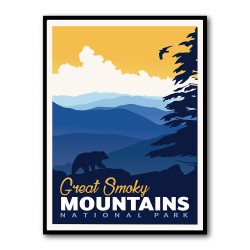 Great Smoky National Park Travel Print