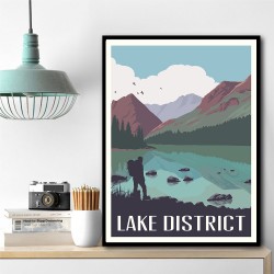 Lake District Travel Print