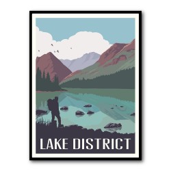 Lake District Travel Print
