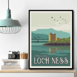 Loch Ness Travel Print