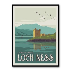 Loch Ness Travel Print