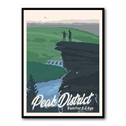 Peak District National Park Travel Print