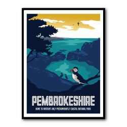 Pembrokeshire Travel Print
