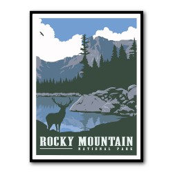 Rocky Mountain National Park Travel Print