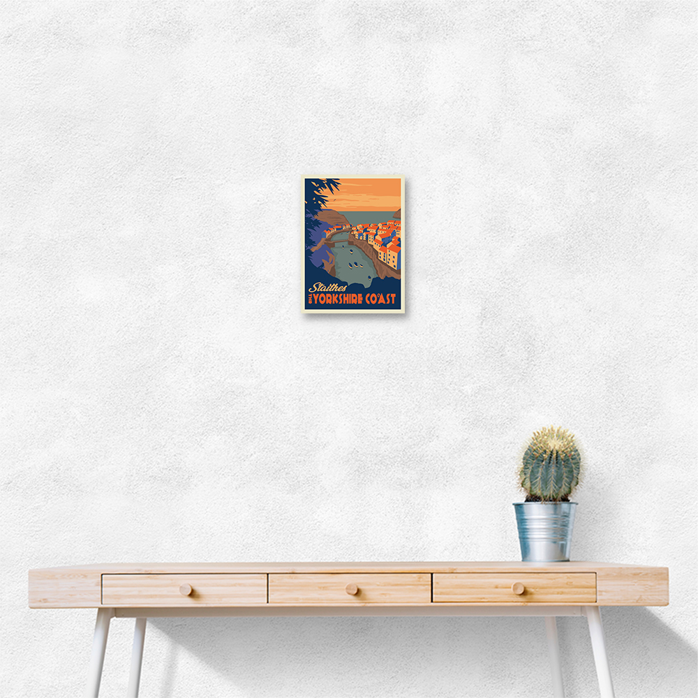 Staithes Yorkshire Travel Print Staithes Yorkshire Travel Print