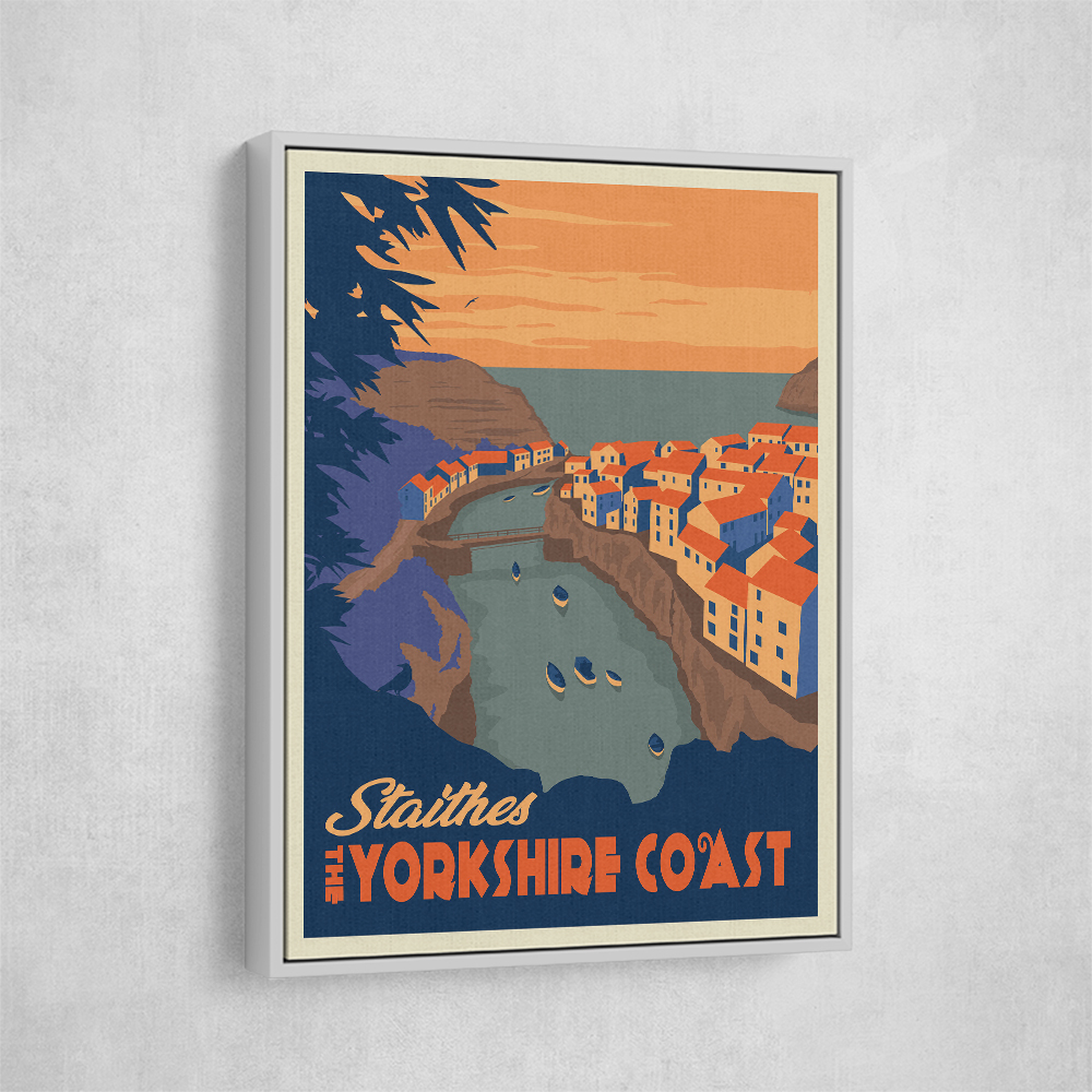 Staithes Yorkshire Travel Print Staithes Yorkshire Travel Print
