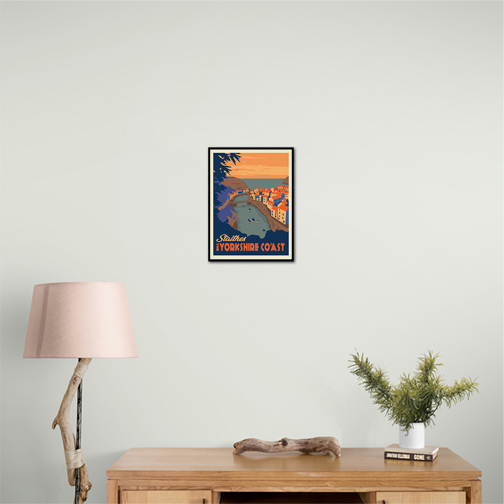 Staithes Yorkshire Travel Print Staithes Yorkshire Travel Print