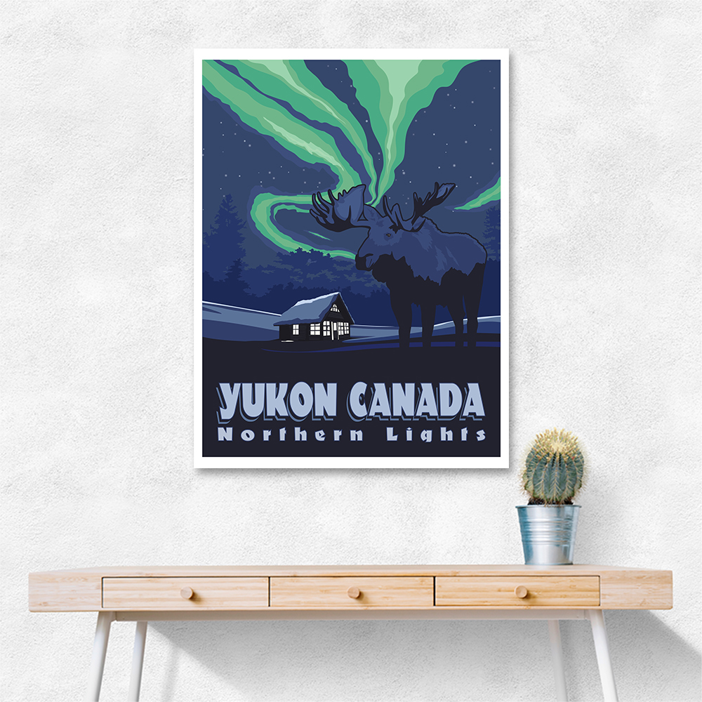 Yukon Canada Travel Print Yukon Canada Travel Print