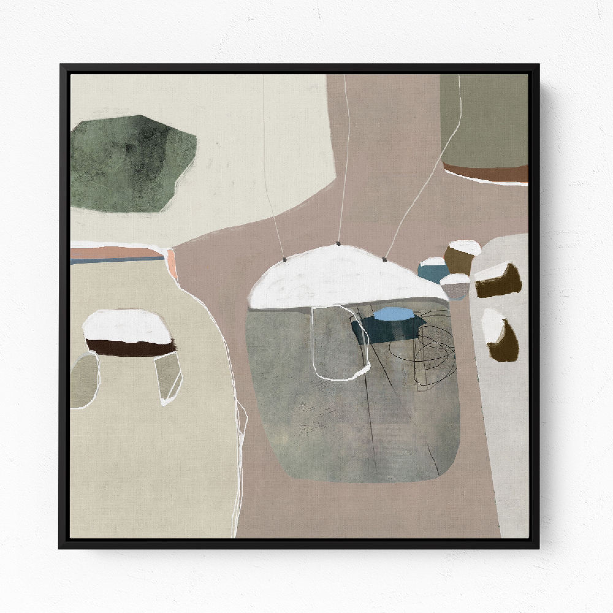 Harmonious Blend Abstract Wall Art