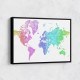 Jude watercolor world map