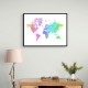 Jude watercolor world map