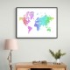 Jude watercolor world map