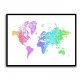 Jude watercolor world map