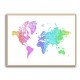 Jude watercolor world map