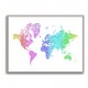 Jude watercolor world map