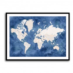 Hudson world map