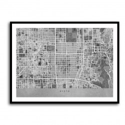 Gray Map of Kyoto