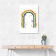 Rainbow watercolor with splatters Rainbow watercolor with splatters