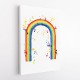 Rainbow watercolor with splatters Rainbow watercolor with splatters