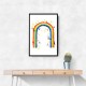 Rainbow watercolor with splatters Rainbow watercolor with splatters