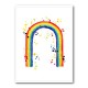 Rainbow watercolor with splatters Rainbow watercolor with splatters