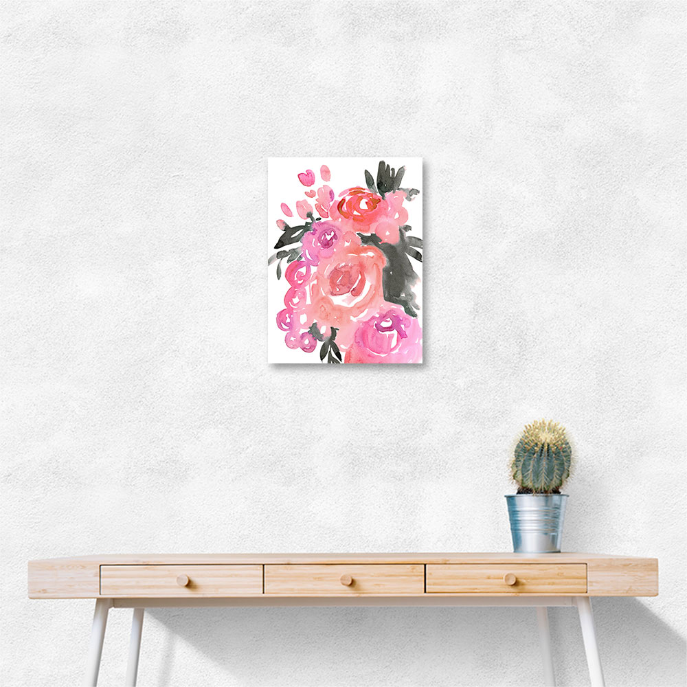 Maeko loose watercolor florals II Maeko loose watercolor florals II