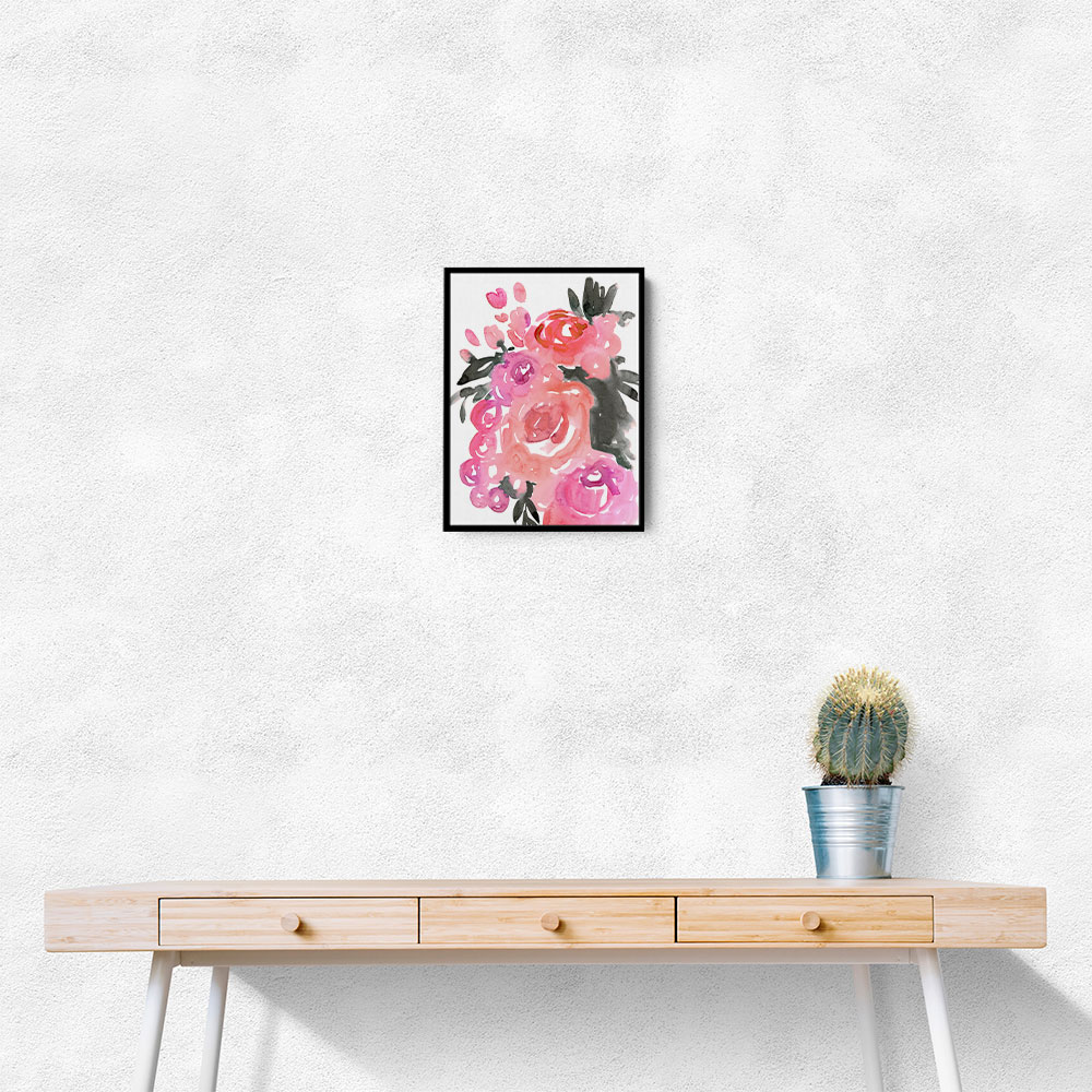 Maeko loose watercolor florals II Maeko loose watercolor florals II