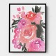 Maeko loose watercolor florals II Maeko loose watercolor florals II