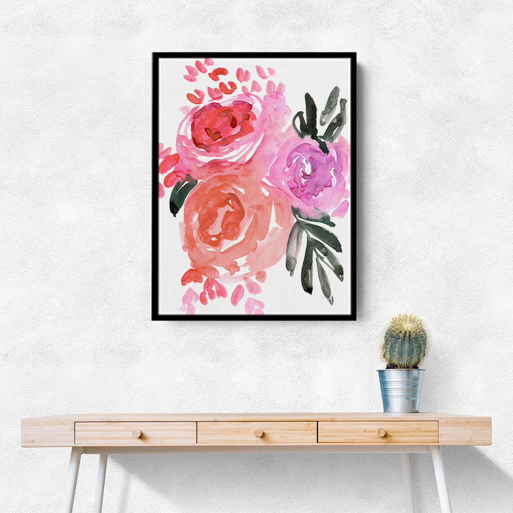 Maeko loose watercolor florals I