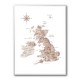 Taupe map of the United Kingdom