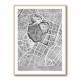 Gray Vintage Map of Tokyo