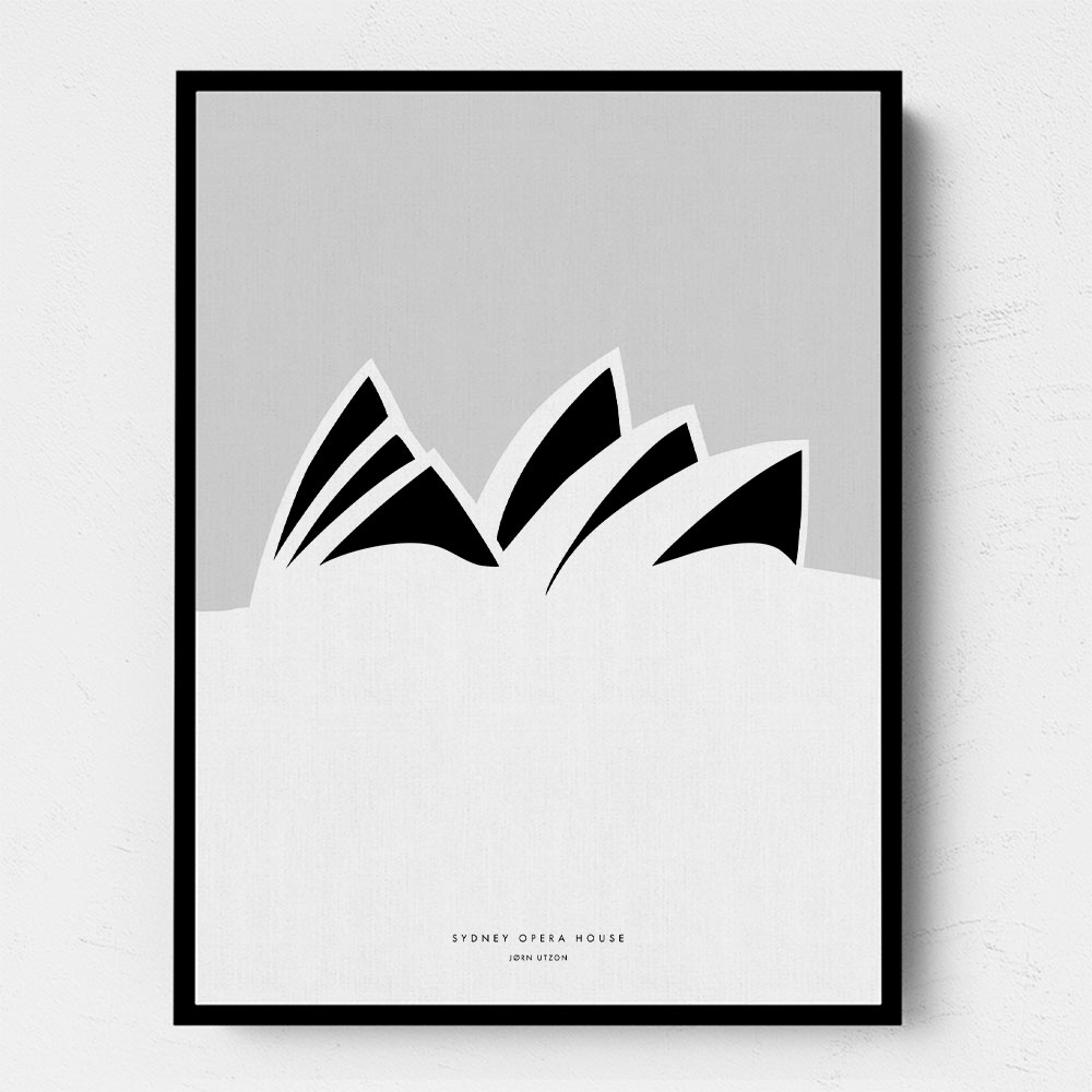 Minimal Sydney Opera House