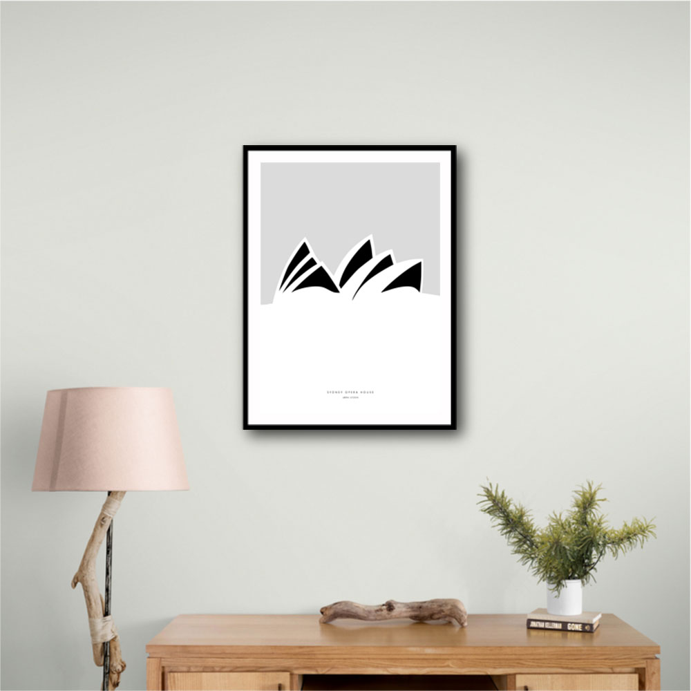 Minimal Sydney Opera House