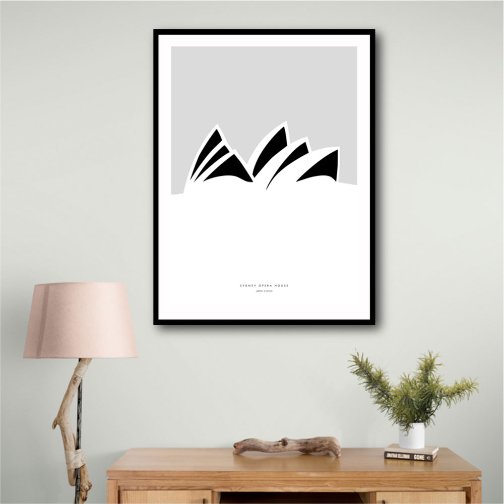 Minimal Sydney Opera House