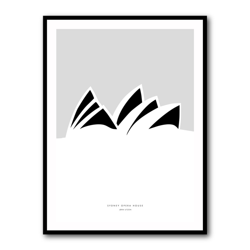 Minimal Sydney Opera House