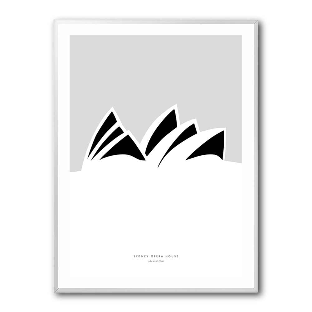 Minimal Sydney Opera House