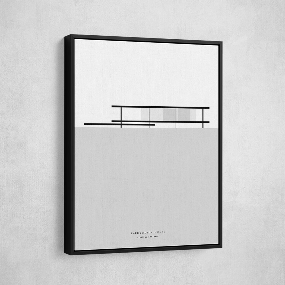 Minimal Farnsworth house