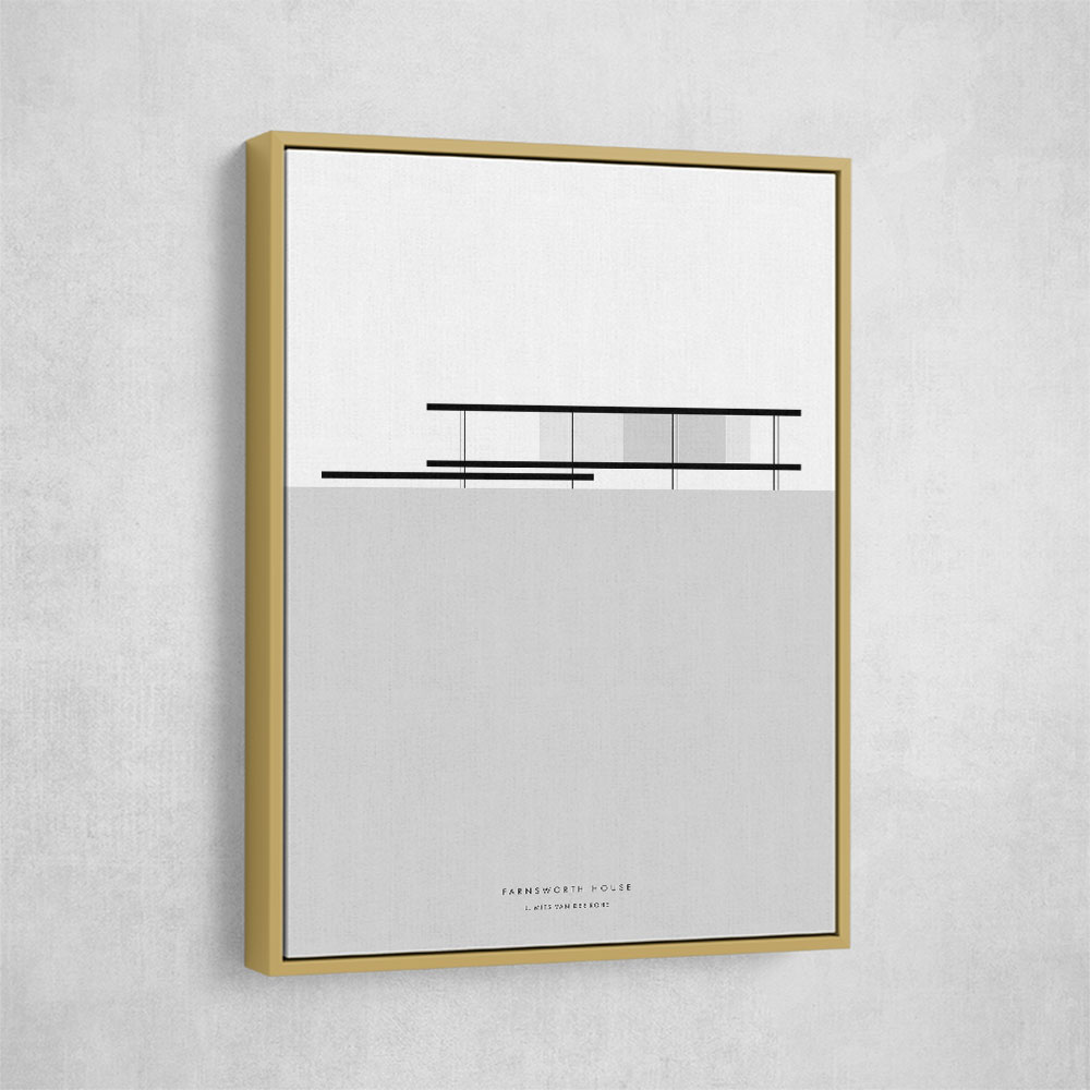 Minimal Farnsworth house