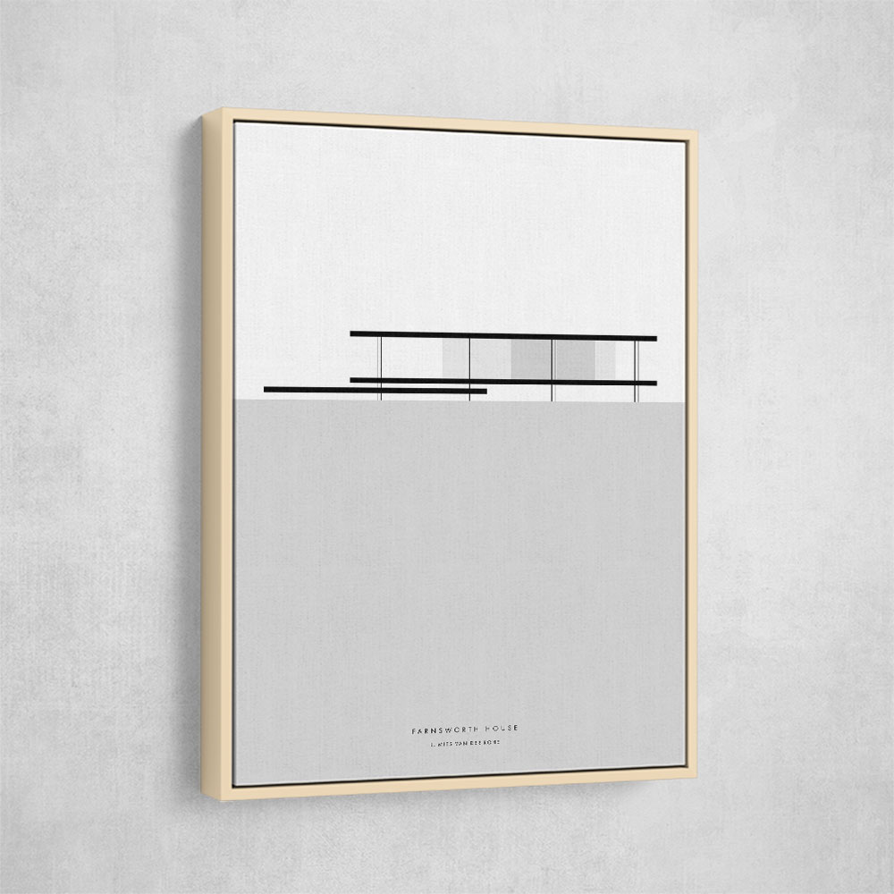 Minimal Farnsworth house