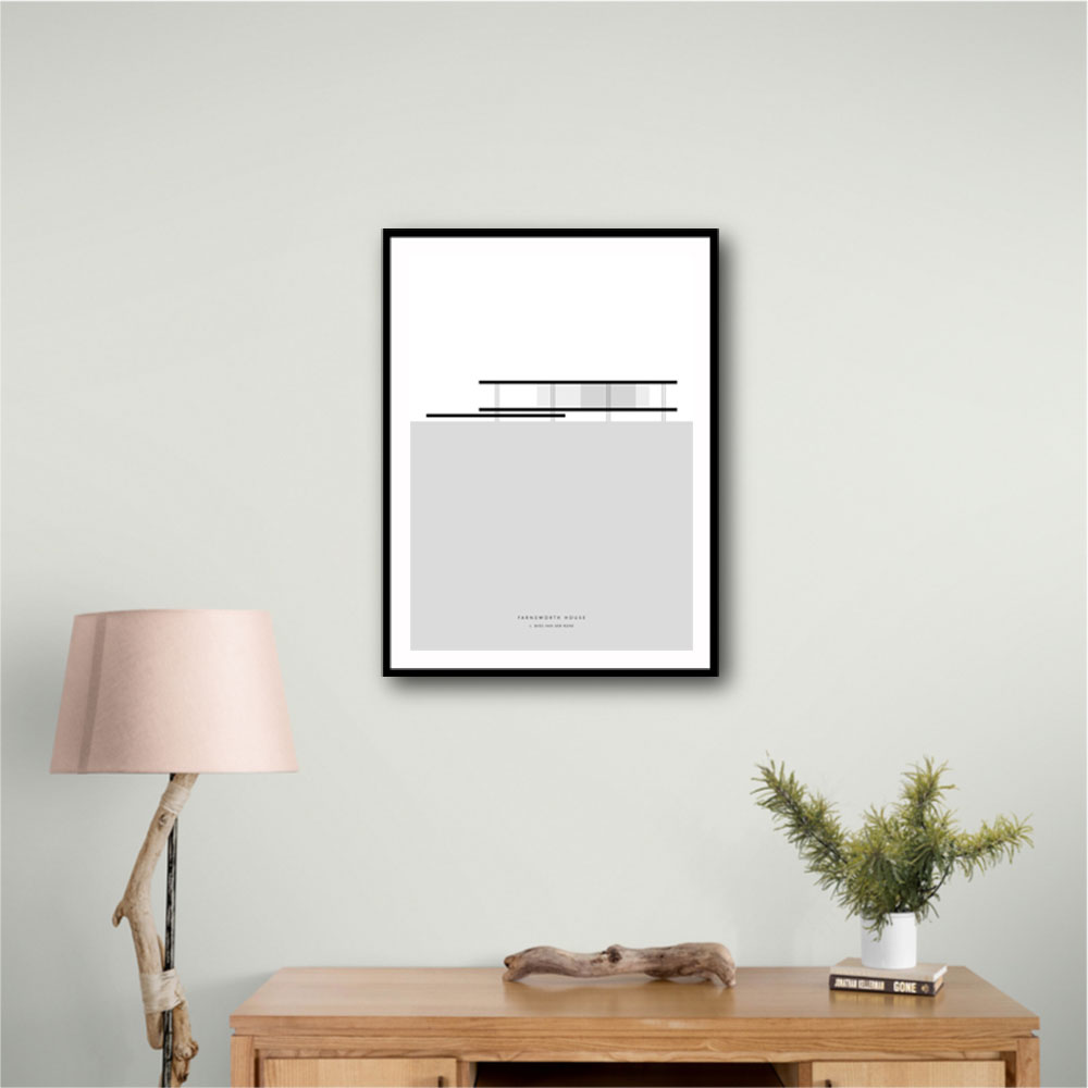 Minimal Farnsworth house