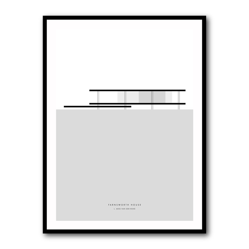 Minimal Farnsworth house