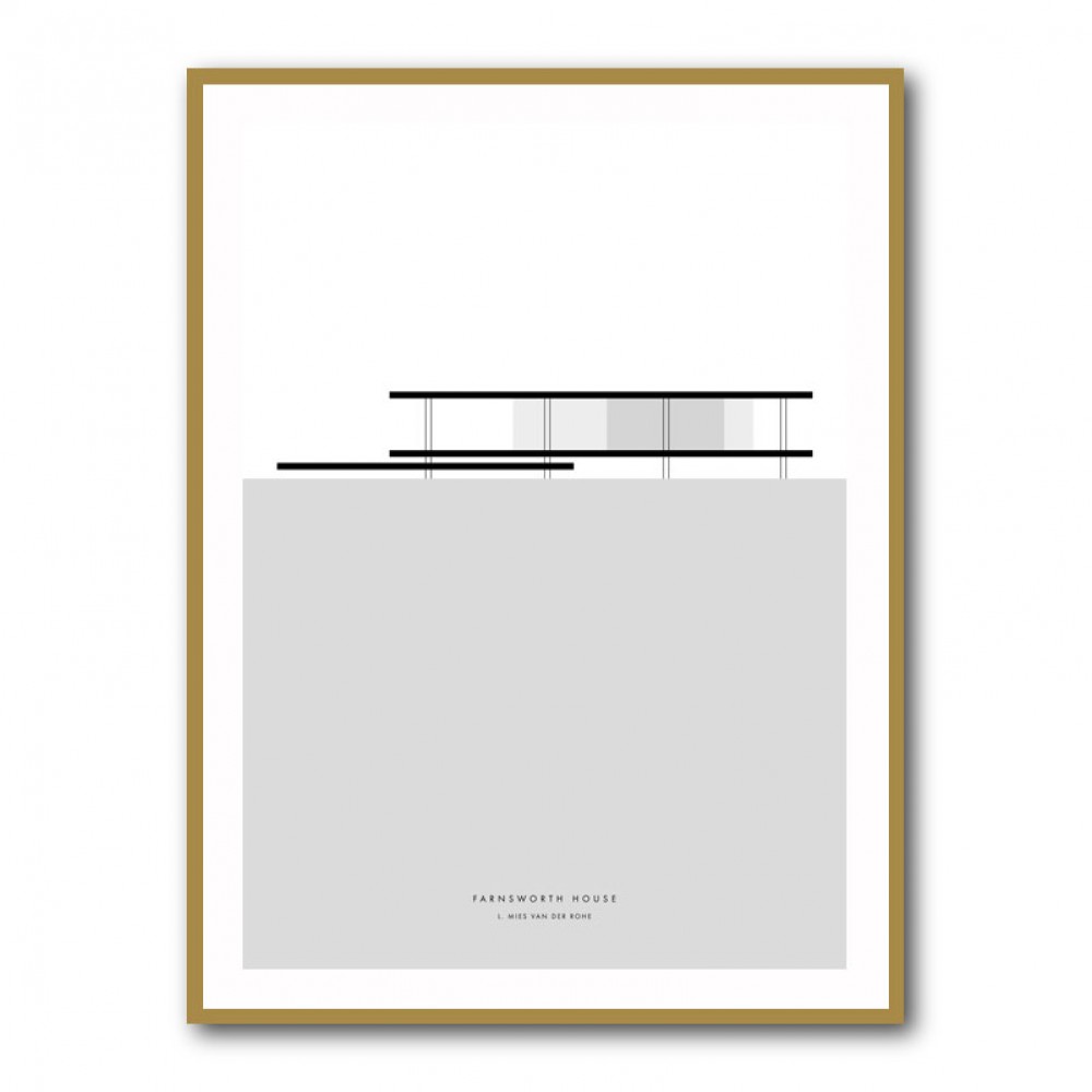 Minimal Farnsworth house