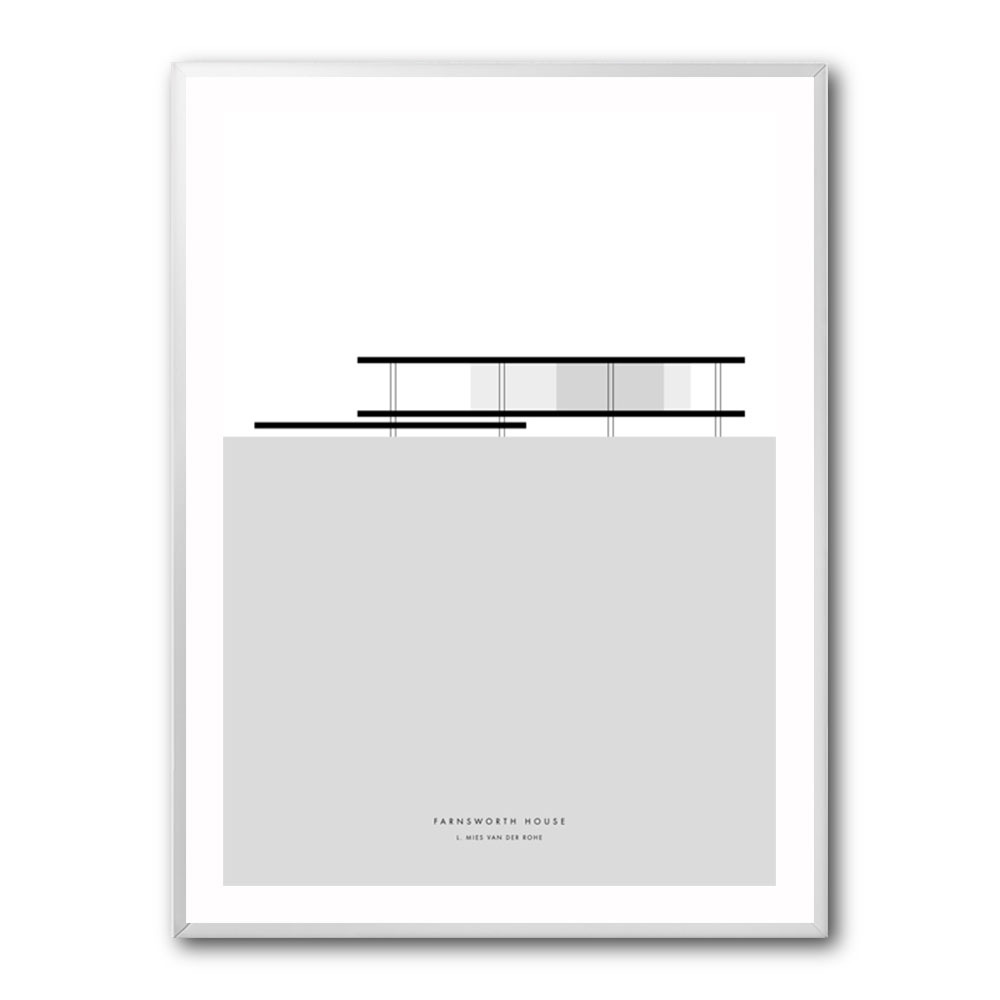 Minimal Farnsworth house