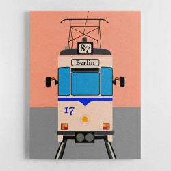 Berlin Tram Wall Art