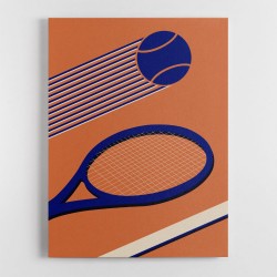 Tennis 80s Wall Art