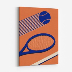 Tennis 80s Wall Art