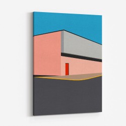 Warehouse Illustration Wall Art