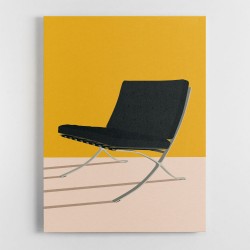 Barcelona Chair By Mies Van Der Rohe Wall Art