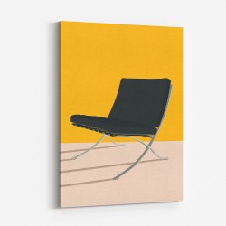 Barcelona Chair By Mies Van Der Rohe Wall Art